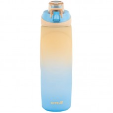 Пляшечка для води 760 мл, бежево-синя