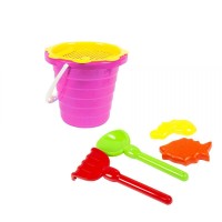 Песочный набор, средний (розовый)