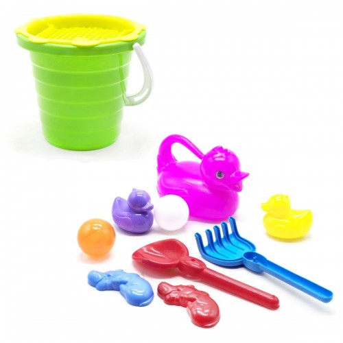 Пісочний набір з лійкою салатовий (MiC)
