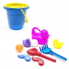 Песочный набор с лейкой синий