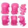 Захисне спорядження, налокітники, наколінники, запястя, у сітці (РОЖЕВИЙ) (MiC)