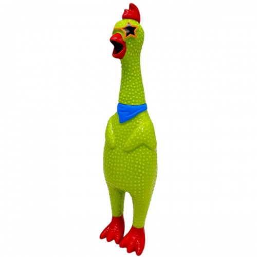 Игра антистресс "Петушок", кричит при нажатии (ЗЕЛЕНЫЙ) (MiC)