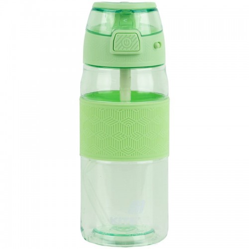 Пляшечка для води 600 мл, зелена (Kite)