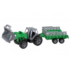 Трактор навантажувач МAX з причіпом, Tigres