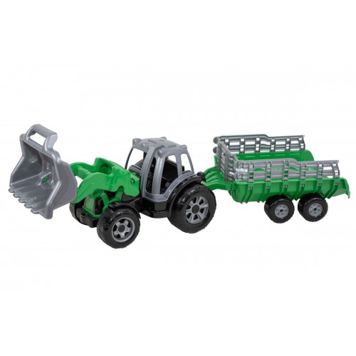 Трактор навантажувач МAX з причіпом, Tigres (TIGRES)