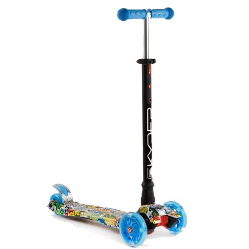 Самокат трехколесный "Skyper Maxi", голубой (MiC)