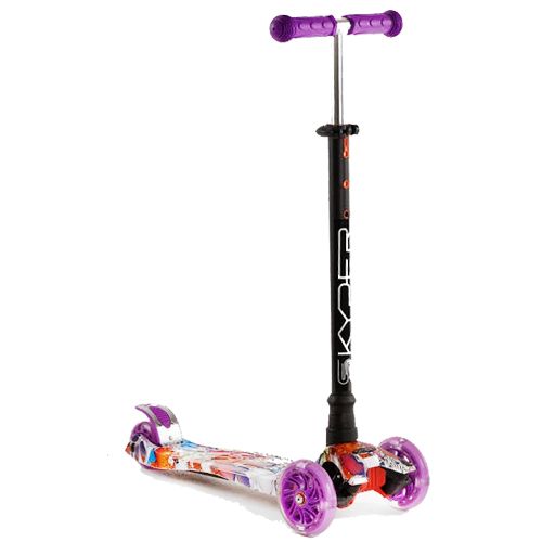 Самокат трехколесный "Skyper Maxi", фиолетовый (MiC)
