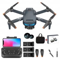 Квадрокоптер на радиоуправлении (headless mode, LED light, избегает помехи, обороты на 360, управление из приложения, Wi-fi камера, бесщеточный мотор, пульт управления 2.4G, футляр)