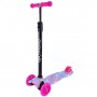 Самокат дитячий 4-х коліс MAXI, колеса PU світяться (РОЖЕВИЙ) (MiC)