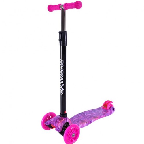 Самокат дитячий 4-х коліс MAXI, колеса PU світяться (ФІОЛЕТОВИЙ) (MiC)