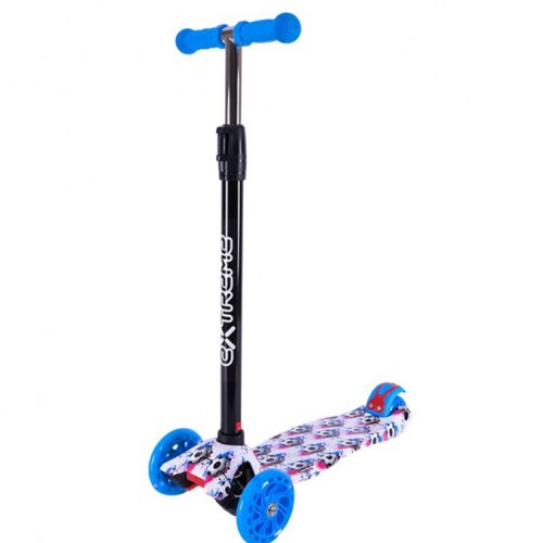 Самокат дитячий 4-х коліс MAXI, колеса PU світяться (БІЛИЙ) (MiC)