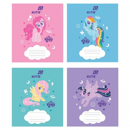 Зошит 12 арк., кос., фольга + УФ лак, LP (Kite)