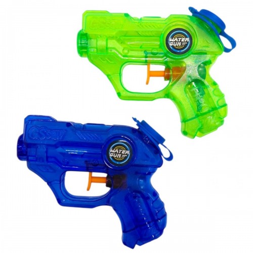 Водный пистолет, 2 цвета, механический принцип работы, в пакете (MiC)