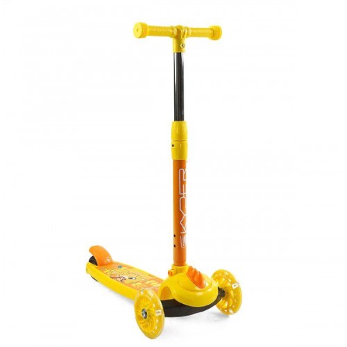 Самокат триколісний "Skyper", колеса PVC зі світлом, кермо з`ємне (Corso)