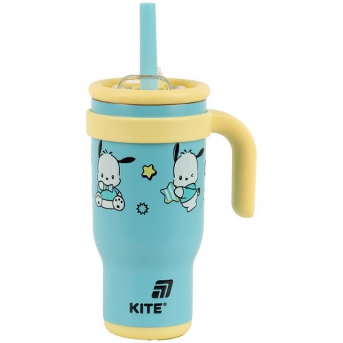 Термокружка з трубочкою, 530мл, PC (Kite)