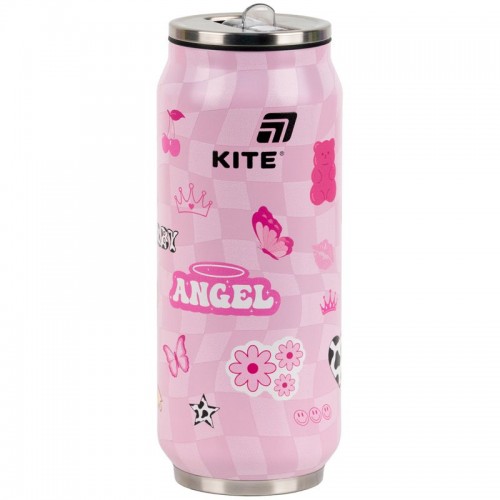 Термочашка з трубочкою, 500мл, Angel (Kite)