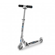 Самокат MICRO серії Sprite LED – Матовий сріблястий