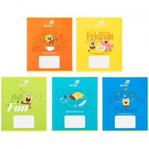 Зошит 18 арк., кл., софт тач + УФ лак об'ємний, SB (Kite)