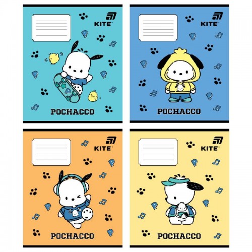 Зошит 12 арк., кос., софт тач + УФ лак об'ємний, PC (Kite)