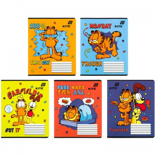 Зошит 12 арк., лін., софт тач + УФ лак, GF (Kite)