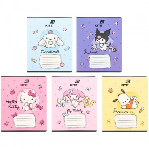 Зошит 18 арк., кл., софт тач + УФ лак, HK-2 (Kite)