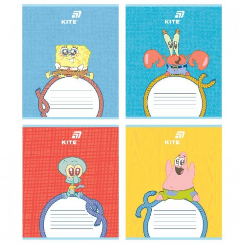 Зошит 12 арк., кос., софт тач + УФ лак об'ємний, SB (Kite)