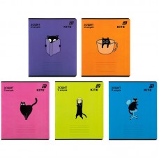 Зошит 12 арк., лін., софт тач + УФ лак об'ємний, Kite OC