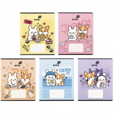 Зошит 18 арк., кл., софт тач + УФ лак, Kite