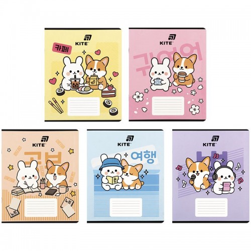 Зошит 18 арк., кл., софт тач + УФ лак, Kite (Kite)