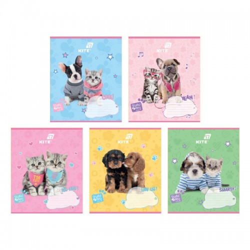 Зошит 12 арк., лін., УФ лак + глітер, SP (Kite)