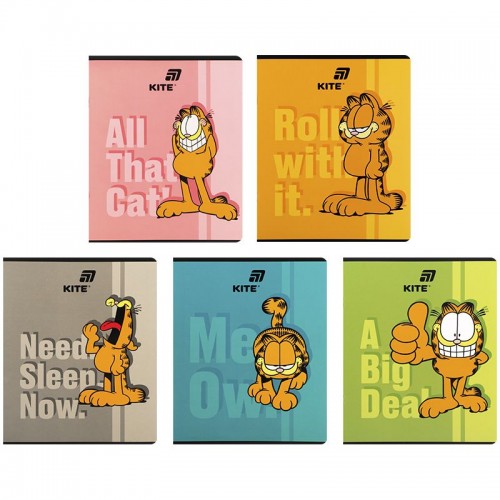 Тетрадь 24 л., кл., УФ лак объёмный + софт тач, GF (Kite)