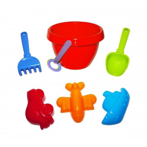 Песочный набор Кувшинка №1 (красный) (Colorplast)