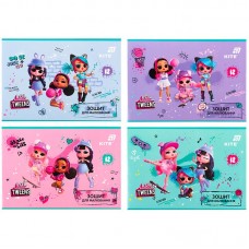 Зошит для малювання, 12 арк., скоба, гібр. лак + УФ лак,  LO