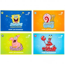 Тетрадь для рисования, 12 л., скоба, гибр. лак + УФ лак,  SB