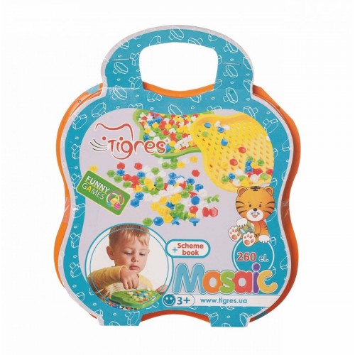 Развивающая игрушка "Мозаика", (розово-фиолетовый) (TIGRES)