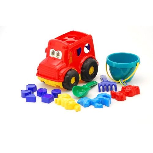 Сортер- автобус "Бусик" №3 (червоний) (Colorplast)