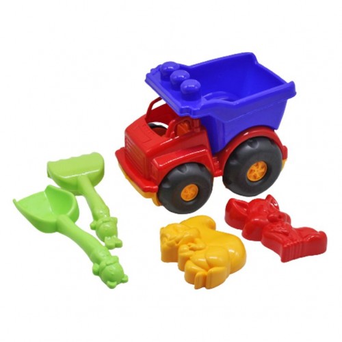 Машина "Тотошко" самоскид №2 червоний з синім (Colorplast)