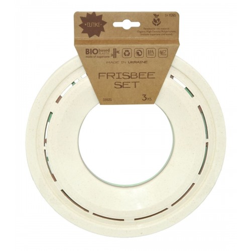 ECO Набір Фризбі 3 шт. (100% recycled) (ELFIKI)