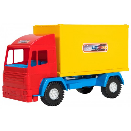 Игрушечная машинка, Mini truck контейнер (желтый) (TIGRES)
