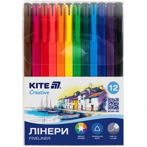 Линеры Kite Creative, набор 12шт (Kite)