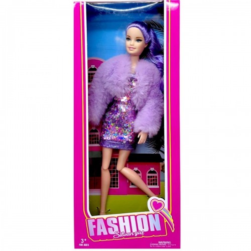 Кукла а в стильном наряде (сиреневый) (MiC)