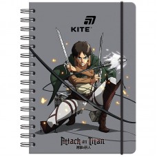 Блокнот на спирали, А5, 80 л., кл., AT