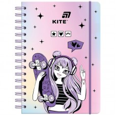 Блокнот на спіралі А5, 80 арк., кл., Anime Dream