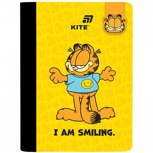 Блокнот з магн. закладкою, А5, 60 арк., кл., GF (Kite)