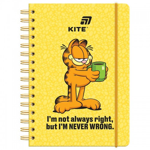 Блокнот на спіралі А5, 80 арк., кл., GF (Kite)