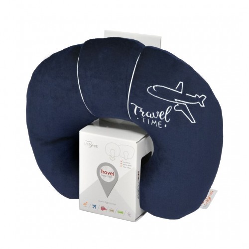 Подушка-подголовник "Travel time by plane" (TIGRES)