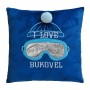 Стильна подушка-сувенір I love Bukovel (TIGRES)
