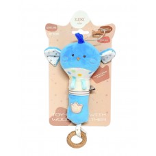 Мʼяка іграшка - брязкальце пташка 