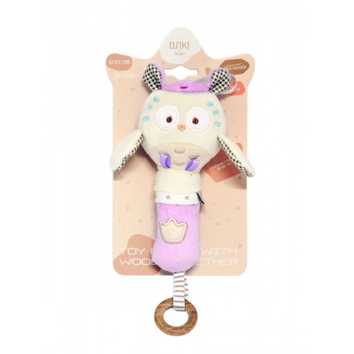 Игрушка - погремушка сова Mия, ELFIKI (ELFIKI)