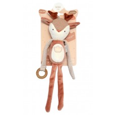 Мʼяка іграшка - брязкальце косуля 